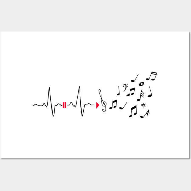 Musical pulse Wall Art by DarkoRikalo86
